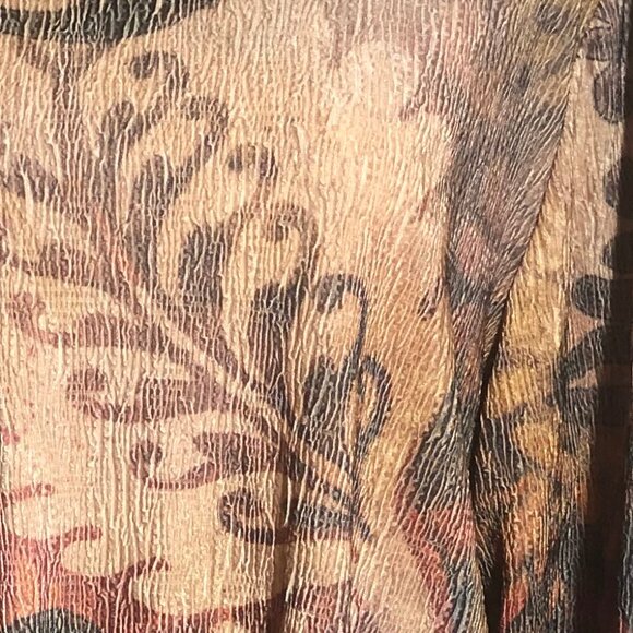 ✨ Coldwater Creek Paisley Print Textured Tunic Top – Size 2X ✨ - Picture 8 of 15